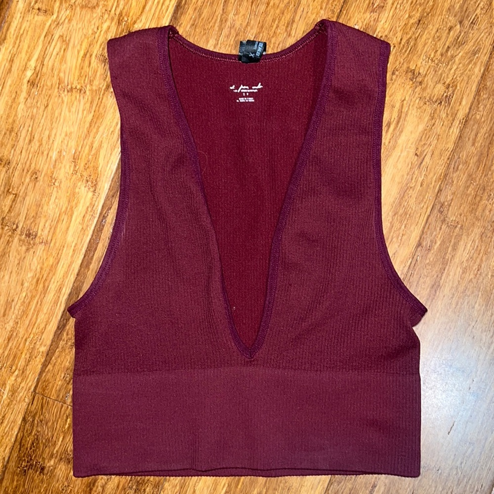 Out From Under Hailey Seamless Plunge Bra Top